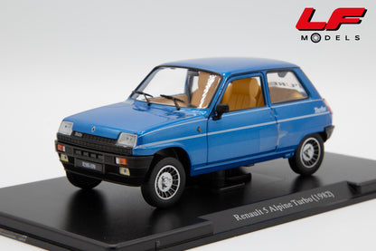 modellino renault 5 alpine edicola 1:24 vista frontale