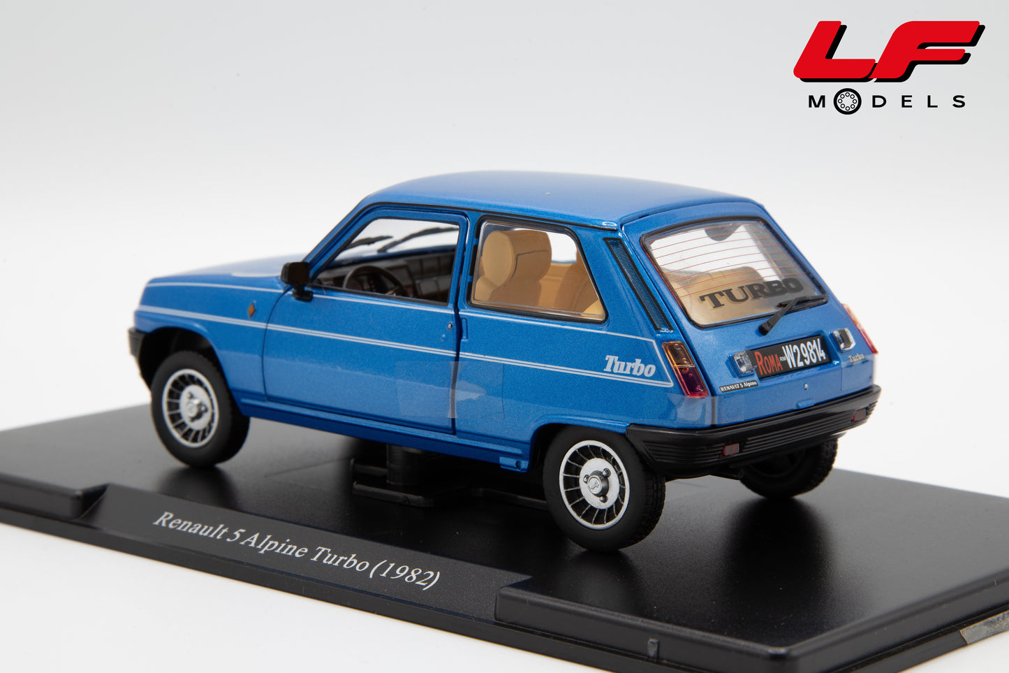 modellino renault 5 alpine edicola 1:24 vista posteriore