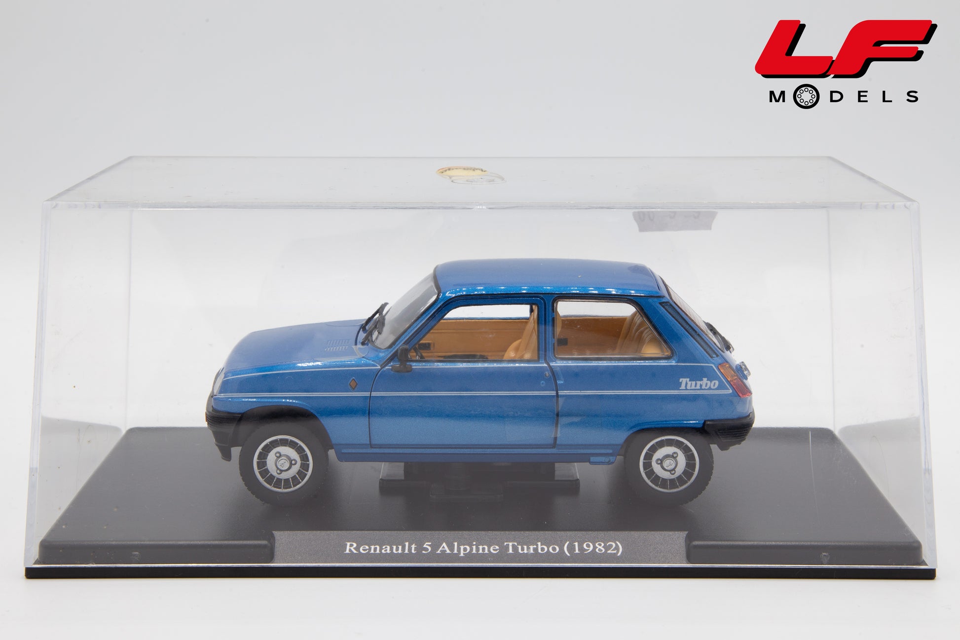 modellino renault 5 alpine edicola 1:24 vista teca