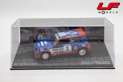 modellino renault 5 maxi turbo tour de corse edicola 1:43 vista teca