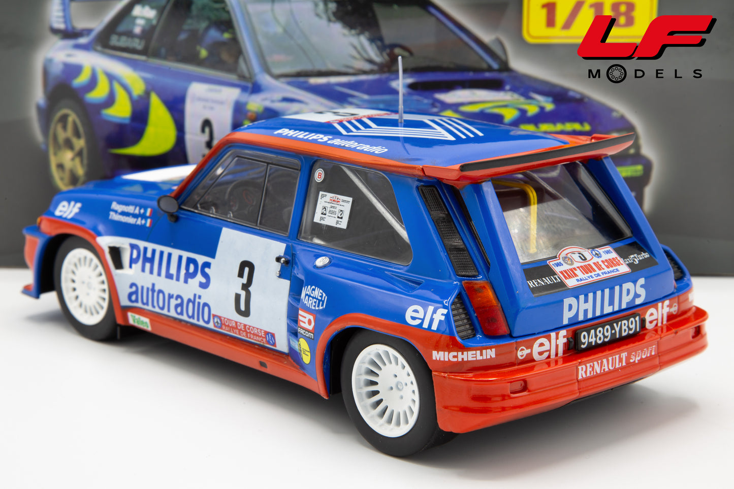 modellino renault 5 maxi altaya 1:!8 posteriore