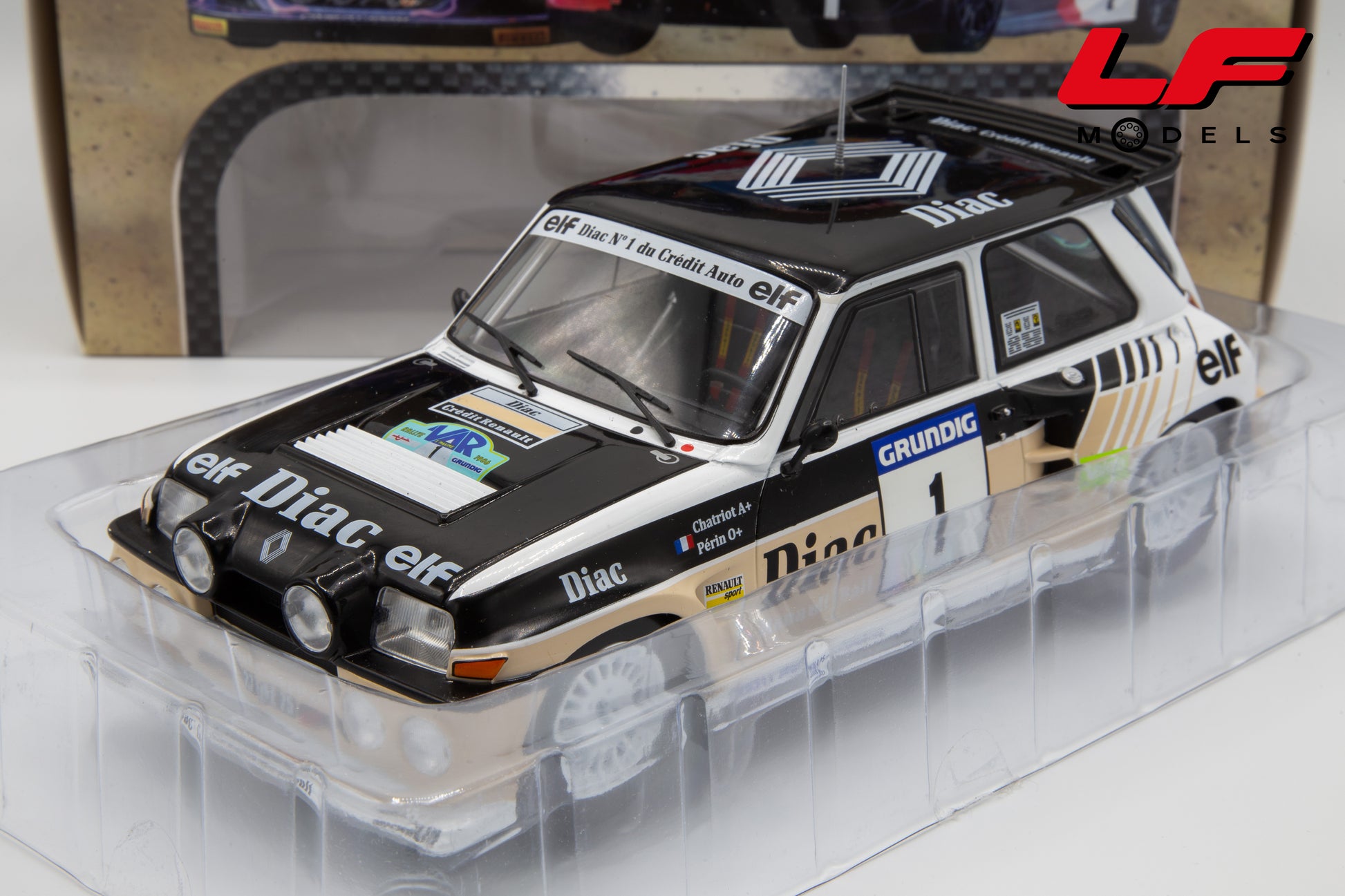 modellino renault 5 deagostini 1:18 frontale