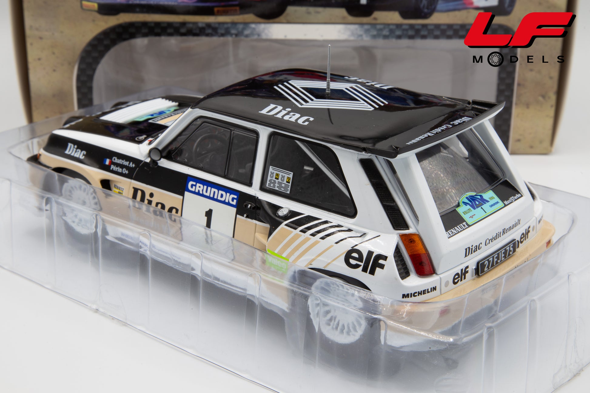 modellino renault 5 deagostini 1:18 posteriore