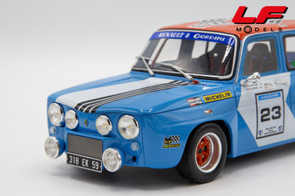 modellino renault 8 gordini rally ottomobile 1:18
