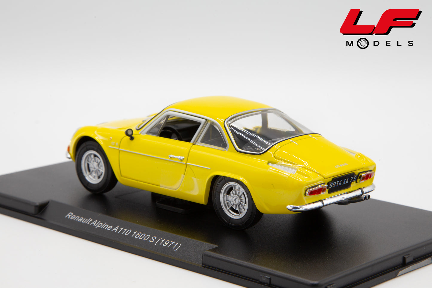 modellino renault alpine a110 edicola 1:24 vista posteriore