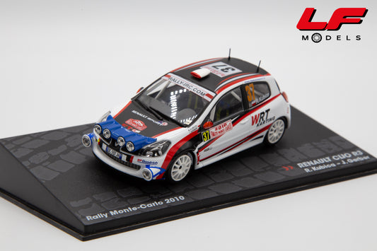 modellino renault clio rally montecarlo edicola 1:43 vista frontale