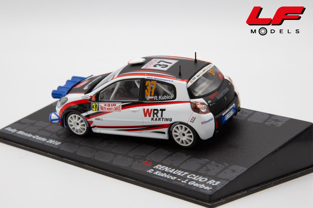 modellino renault clio rally montecarlo edicola 1:43 vista posteriore