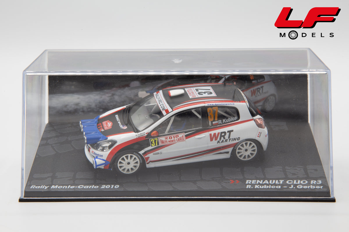 modellino renault clio rally montecarlo edicola 1:43 vista teca