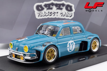 modellino renault dauphine la brute ottomobile 1:18 OT1268 vista frontale