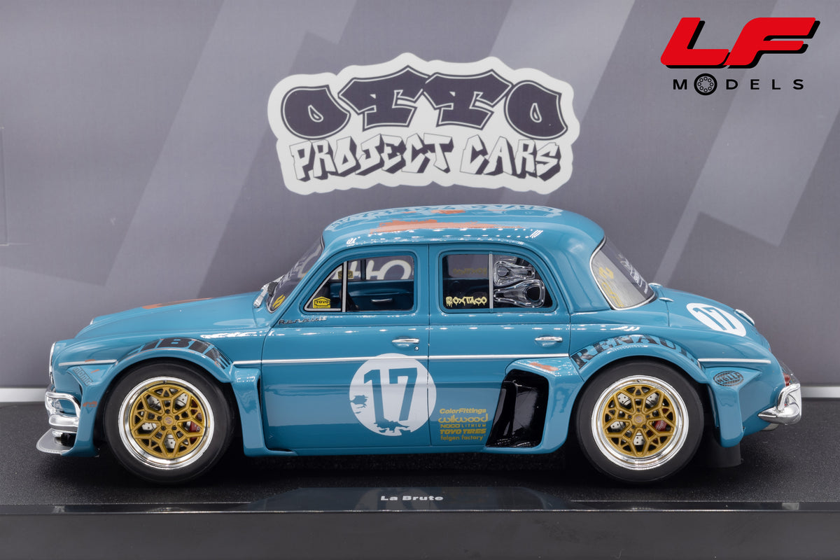 modellino renault dauphine la brute ottomobile 1:18 OT1268 vista laterale