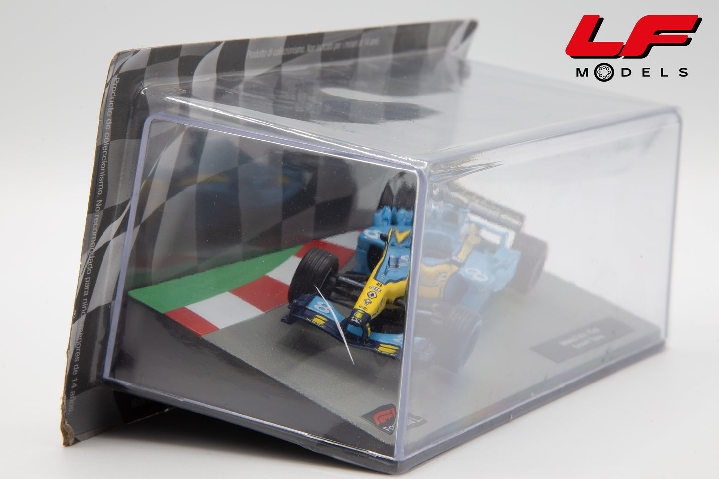 modellino renault r24 alonso edicola 1:43 frontale