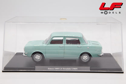 modellino simca 1000 sl edicola 1:24 vista teca