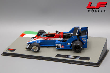 modellino spirit 201 johansson edicola 1:43 vista posteriore