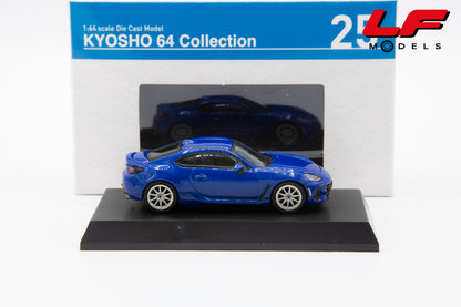 modellino subaru brz kyosho 1:64 KYO07116G vista laterale