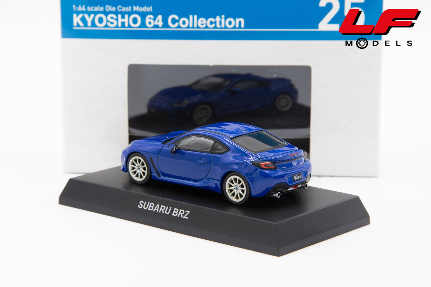 modellino subaru brz kyosho 1:64 KYO07116G vista posteriore