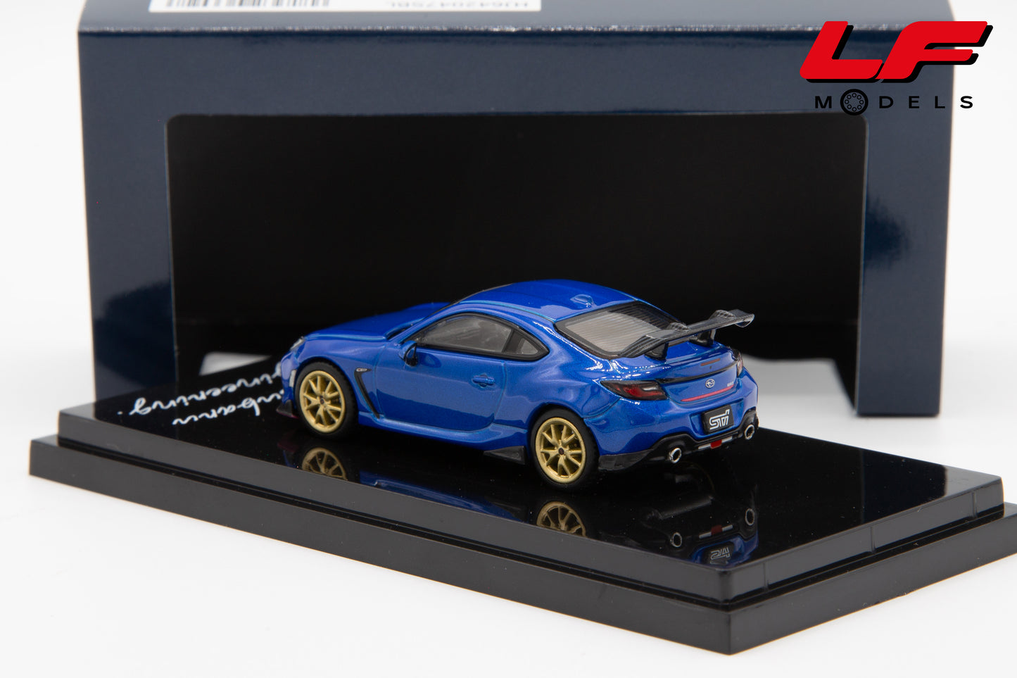 modellino subaru brz hobby japan 1:64 HJ642047SBL vista posteriore