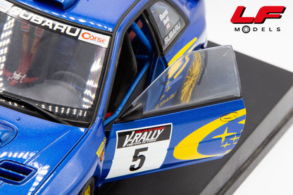 AUTOART SUBARU IMPREZA S5 WRC '99 TDC RALLY FRANCIA 1999 BURNS 1:18