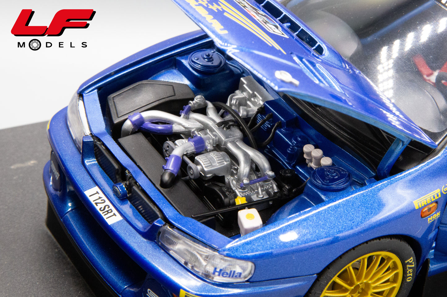 AUTOART SUBARU IMPREZA S5 WRC '99 TDC RALLY FRANCIA 1999 BURNS 1:18