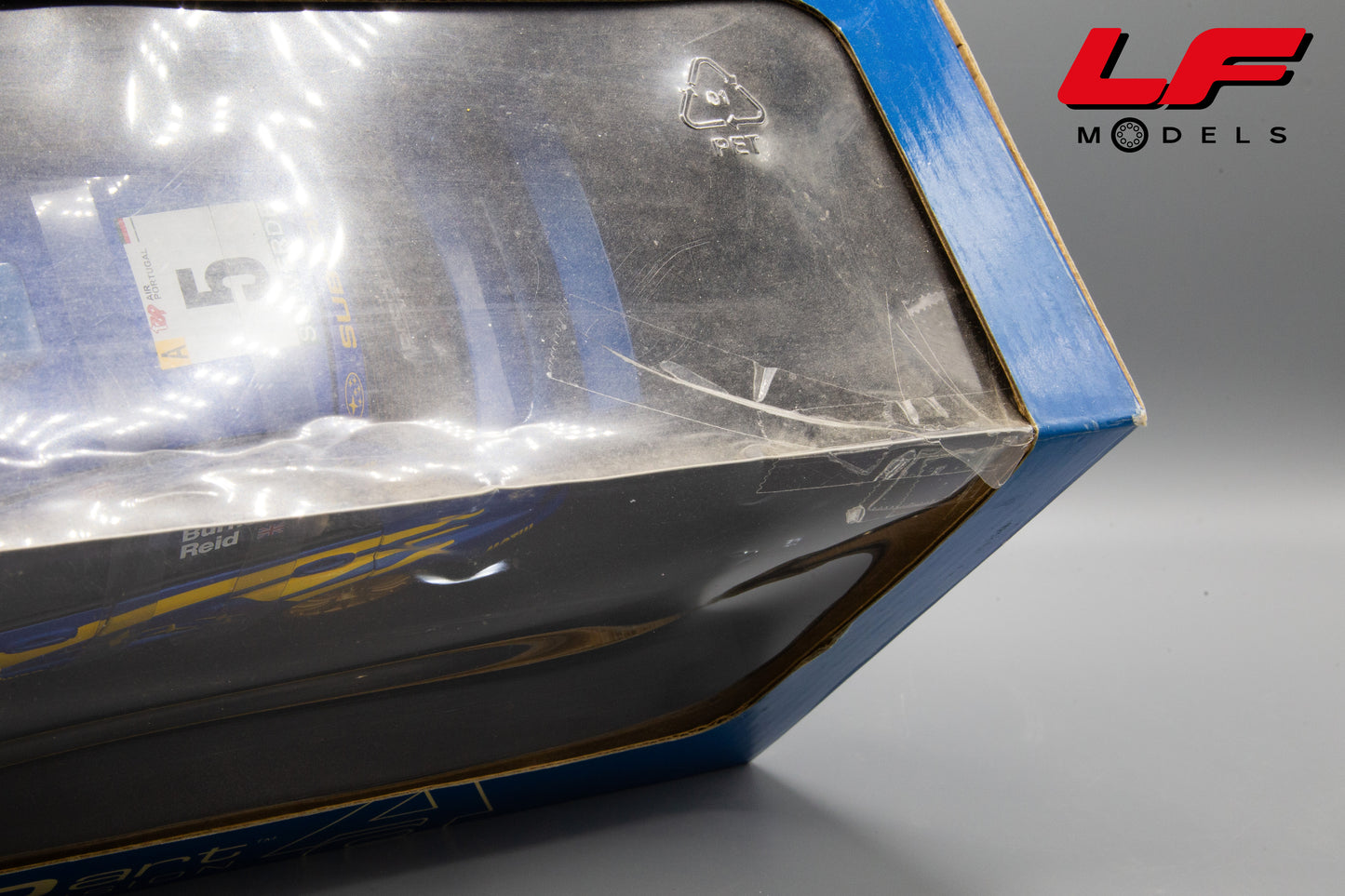 modellino subaru impreza rally autoart 1:18 scatola
