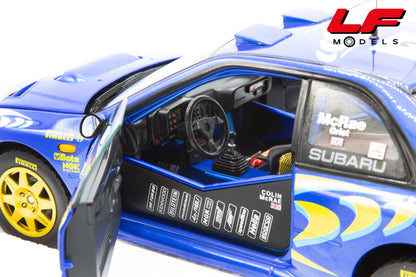 modellino subaru impreza rally rac lombard sunstar 1:18 5781 vista interni