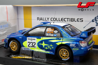 modellino subaru impreza rally 1:18