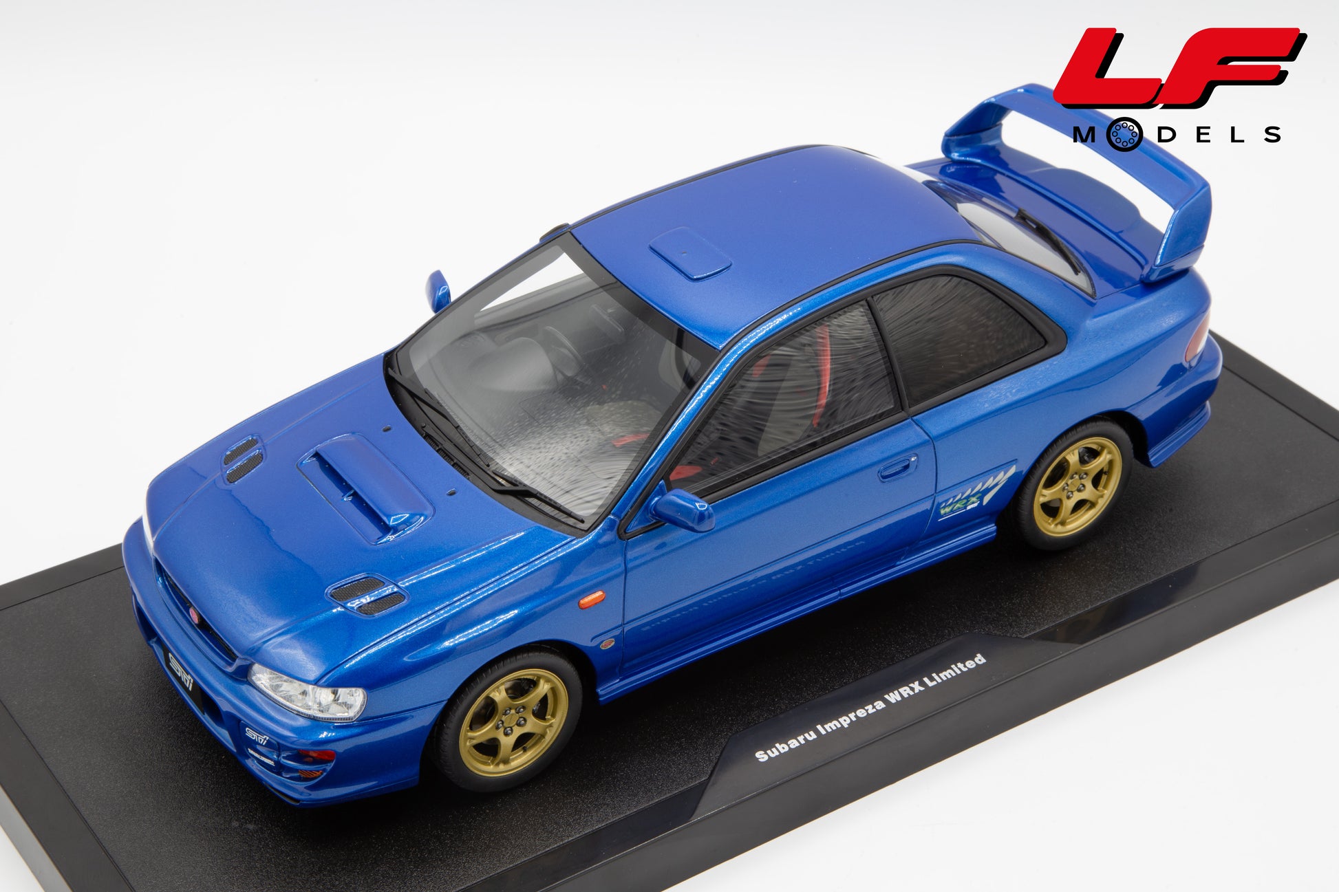 modellino subaru impreza wrx limited ottomobile 1:18 frontale