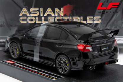 modellino subaru impreza wrx sti sunstar 1:18 posteriore