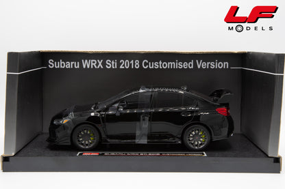 modellino subaru impreza wrx sti sunstar 1:18 scatola