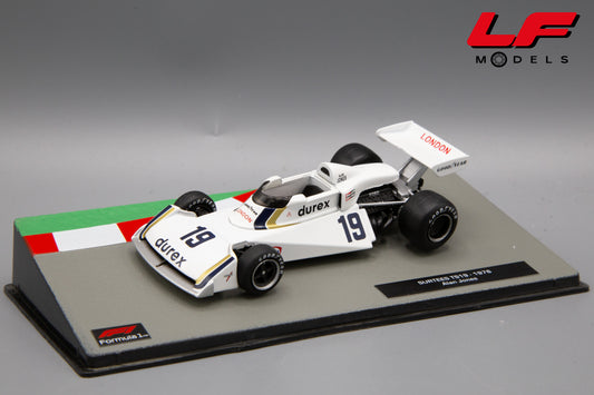 modellino surtees ts19 jones edicola 1:43 vista frontale