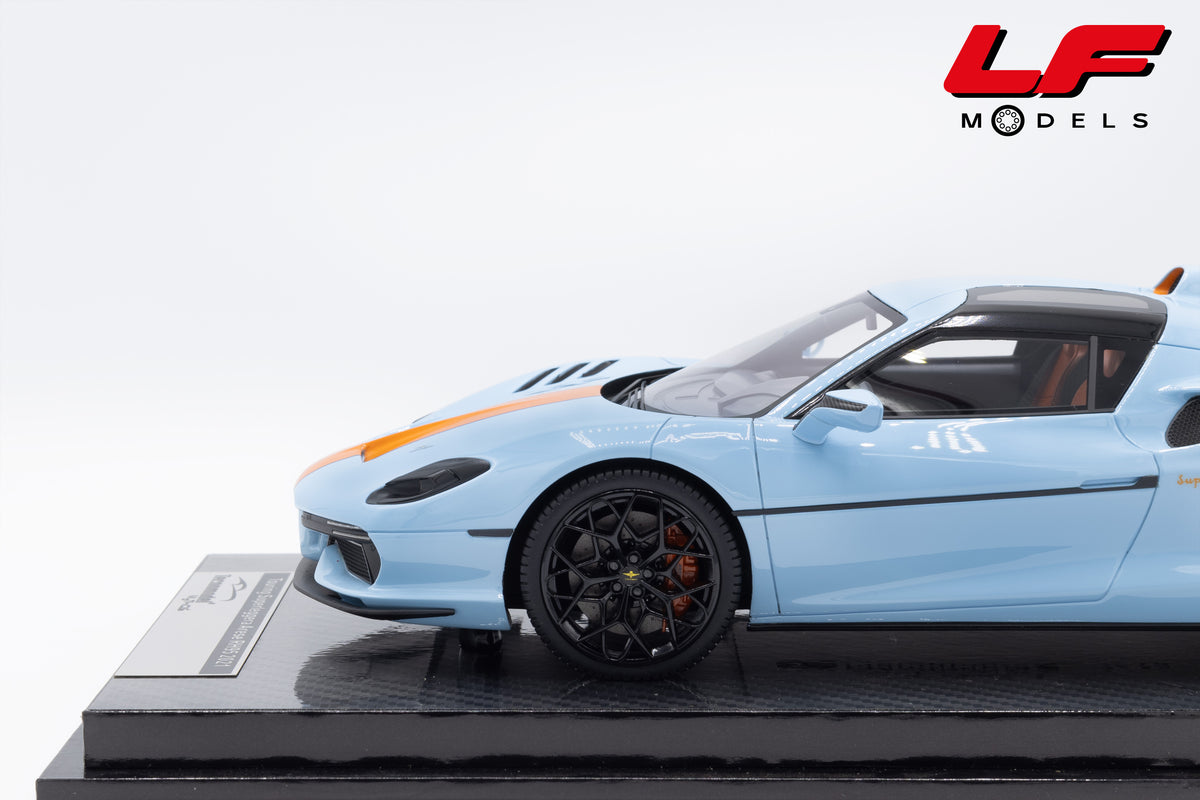 modellino touring superleggera rh95 tecnomodel 1:18  vista cerchio