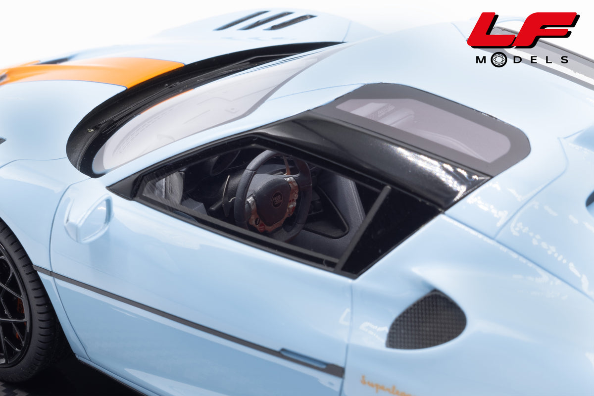 modellino touring superleggera rh95 tecnomodel 1:18  vista interni