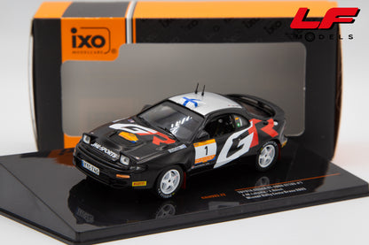 modellino toyota celica rally costa brava ixo 1:43 frontale