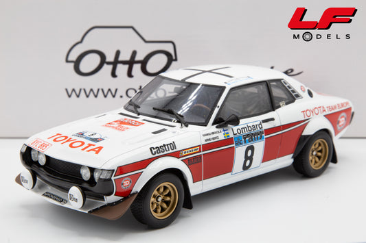 modellino toyota celica rally ottomobile 1:18 frontale