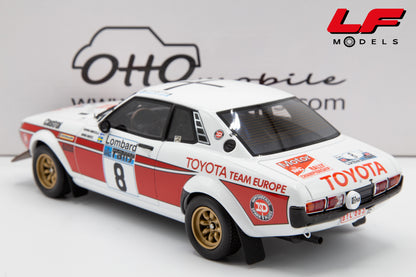 modellino toyota celica rally ottomobile 1:18 posteriore
