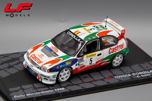 modellino hyundai accent rally montecarlo edicola 1:43 vista frontale