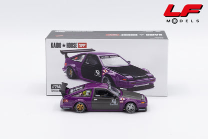 modellino toyota sprinter trueno kaido house mini gt 1:64 KHMG254 vista laterale