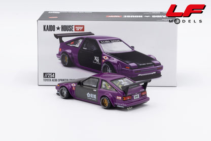 modellino toyota sprinter trueno kaido house mini gt 1:64 KHMG254 vista posteriore