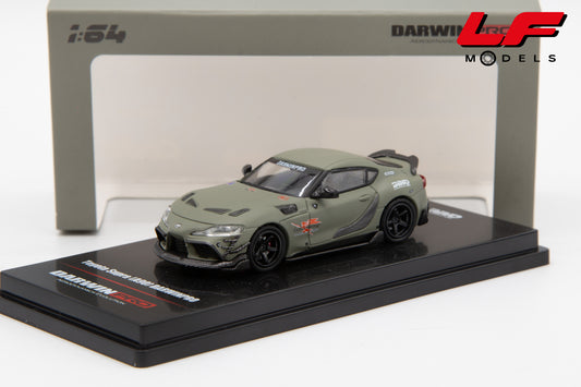 modellino toyota supra darwinpro inno64 1:64 IN64-A90DP-MATGR vista frontale