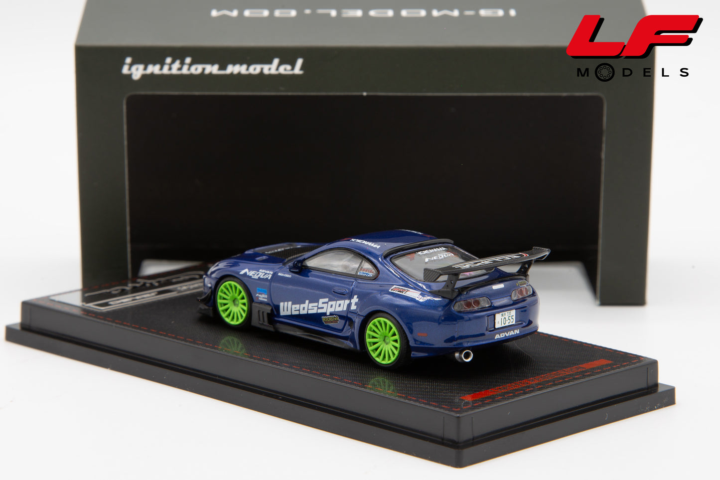 modellino toyota supra ignition-model 1:64 IG3843 vista posteriore