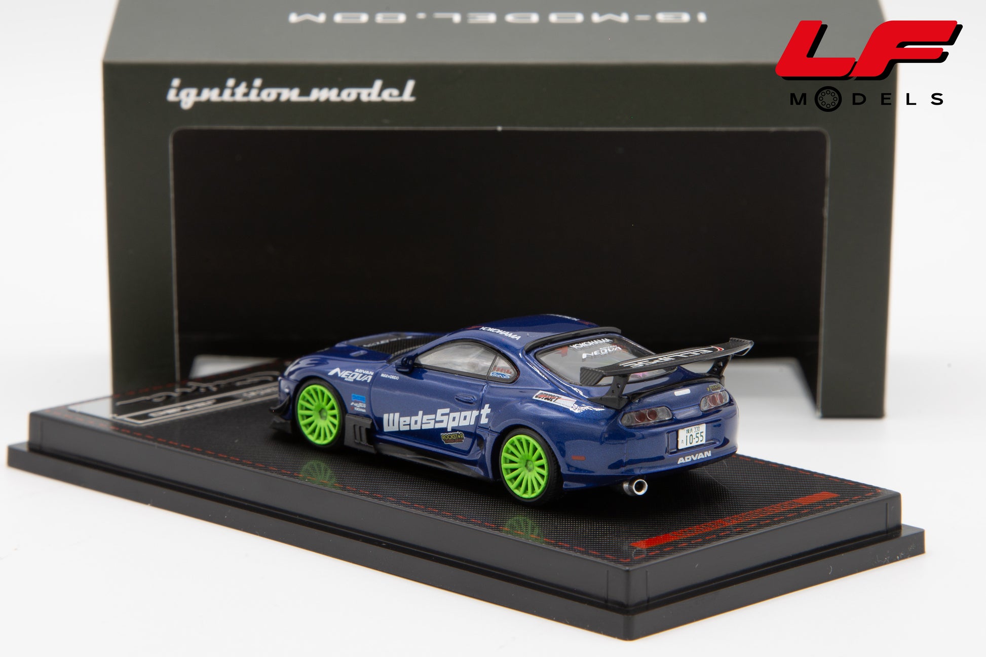 modellino toyota supra ignition-model 1:64 IG3843 vista posteriore