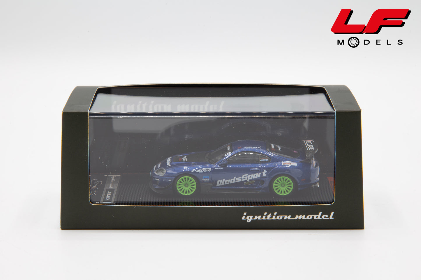 modellino toyota supra ignition-model 1:64 IG3843 vista scatola
