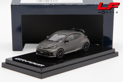 modellino toyota yaris gr grigio ignition-model 1:64 HJ644087MS vista frontale