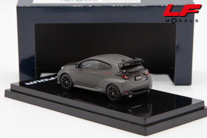 modellino toyota yaris gr grigio ignition-model 1:64 HJ644087MS vista posteriore