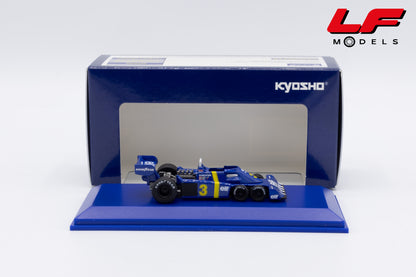 modellino tyrrell p34 n3 kyosho 1:64 07038B1 vista laterale