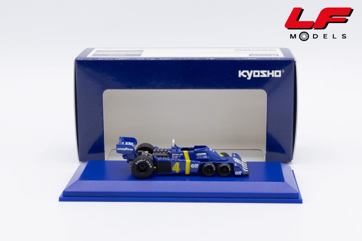 modellino tyrrell p34 n4 kyosho 1:64 07038B2 vista laterale
