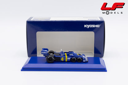 modellino tyrrell p34 n4 kyosho 1:64 07038B2 vista laterale