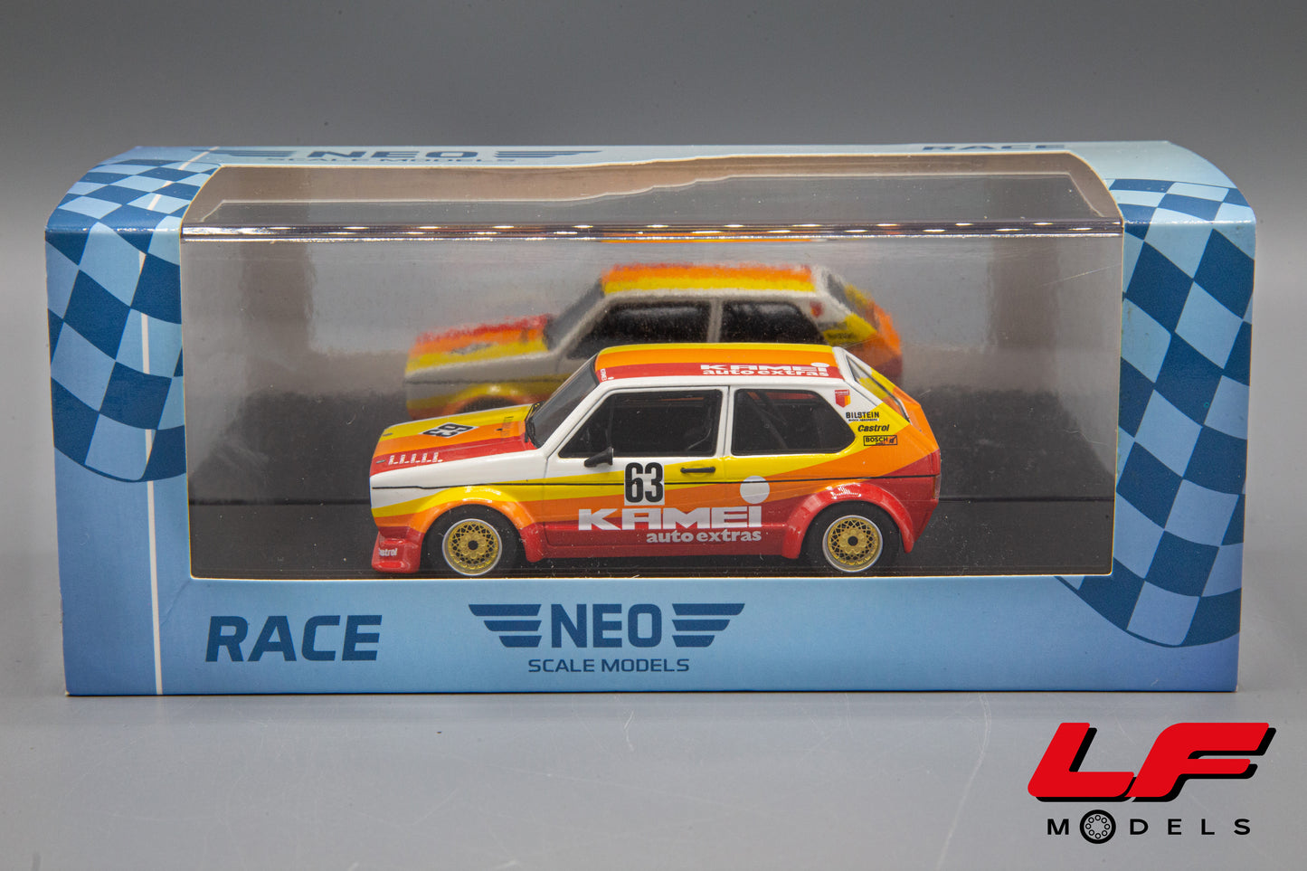 modellino volkswagen golf neo 1:43 scatola