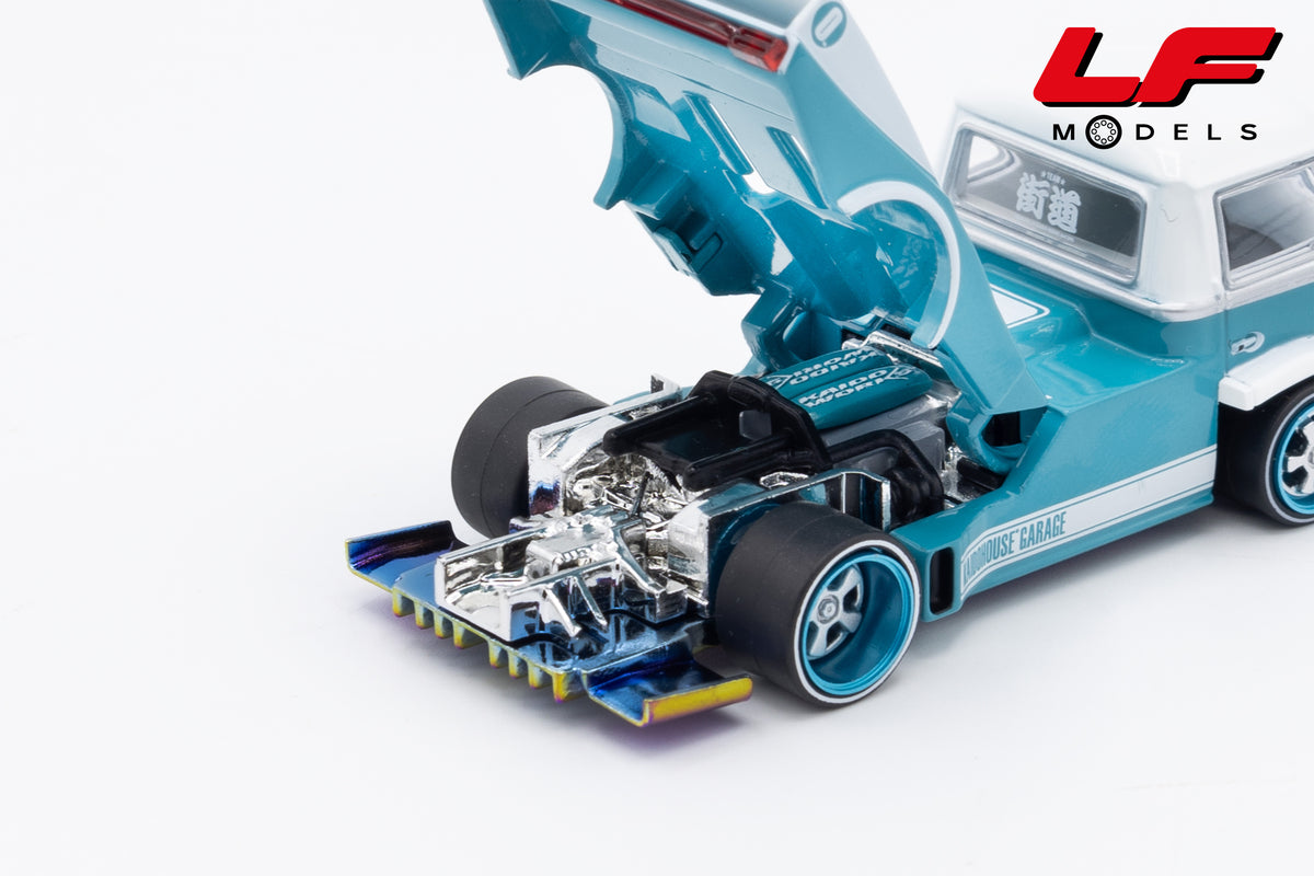 modellino volkswagen t1 pickup kaido house mini gt 1:64 KHMG220 vista motore