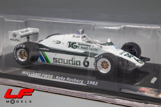 modellino williams fw08 centauria 1:24 frontale