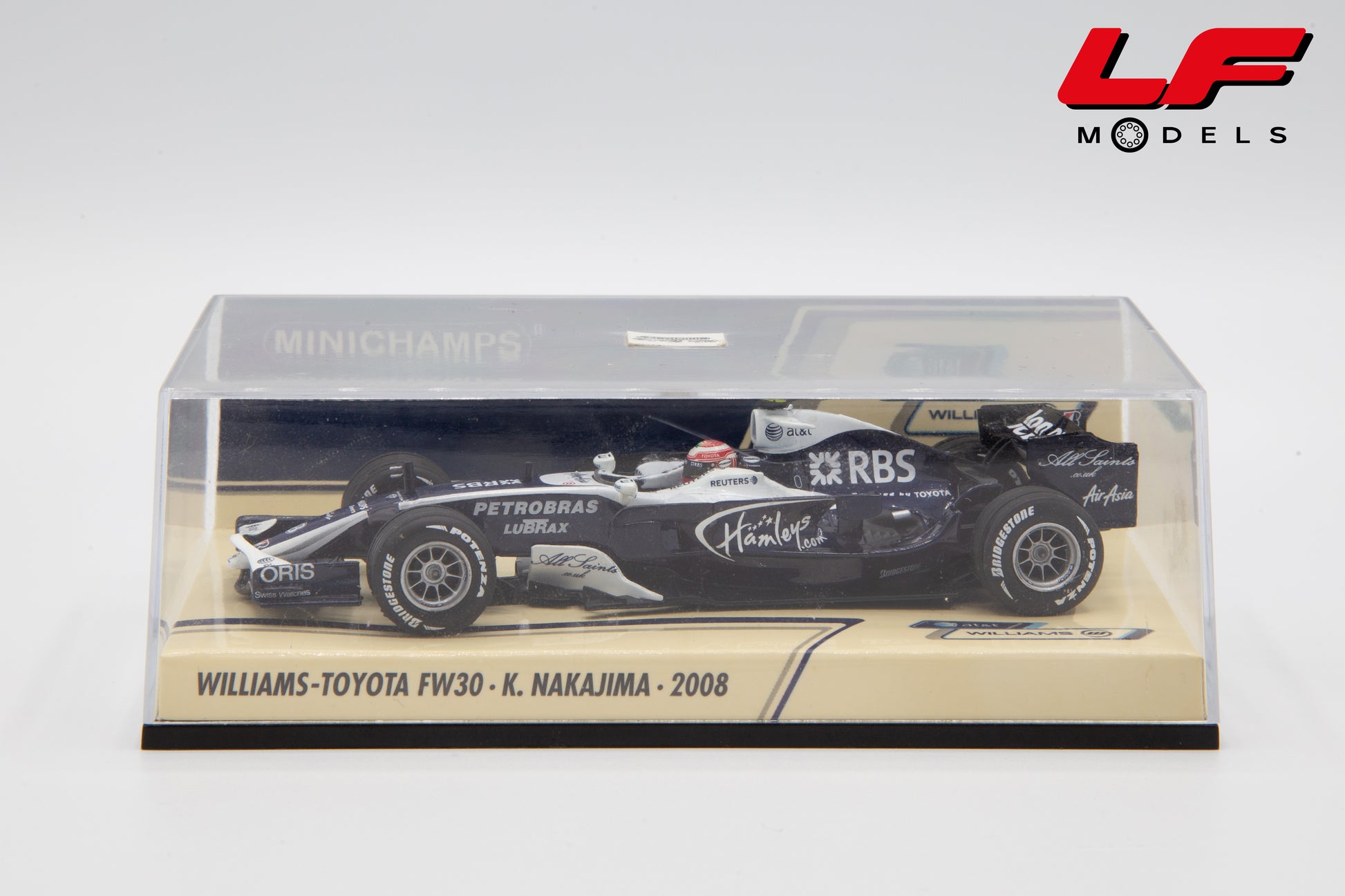 modellino williams fw30 minichamps 1:43 teca